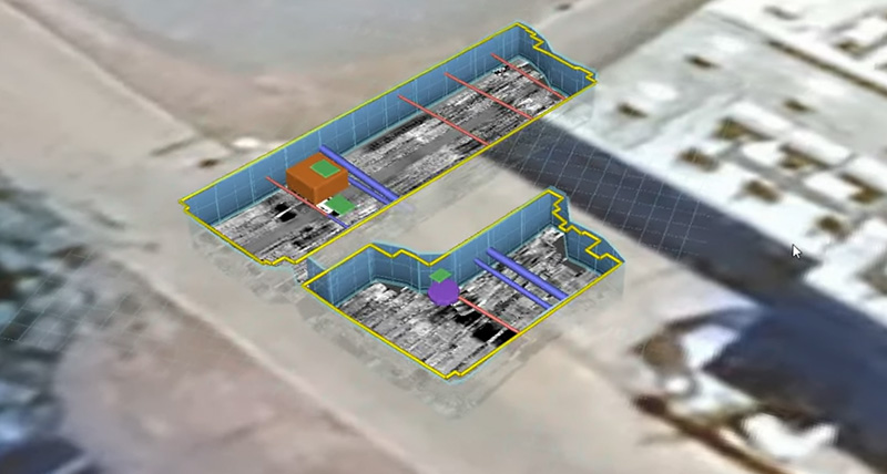 Leica Pegasus TRK | IDS GeoRadar | Screenshot of IQMaps office software for urban planning.
